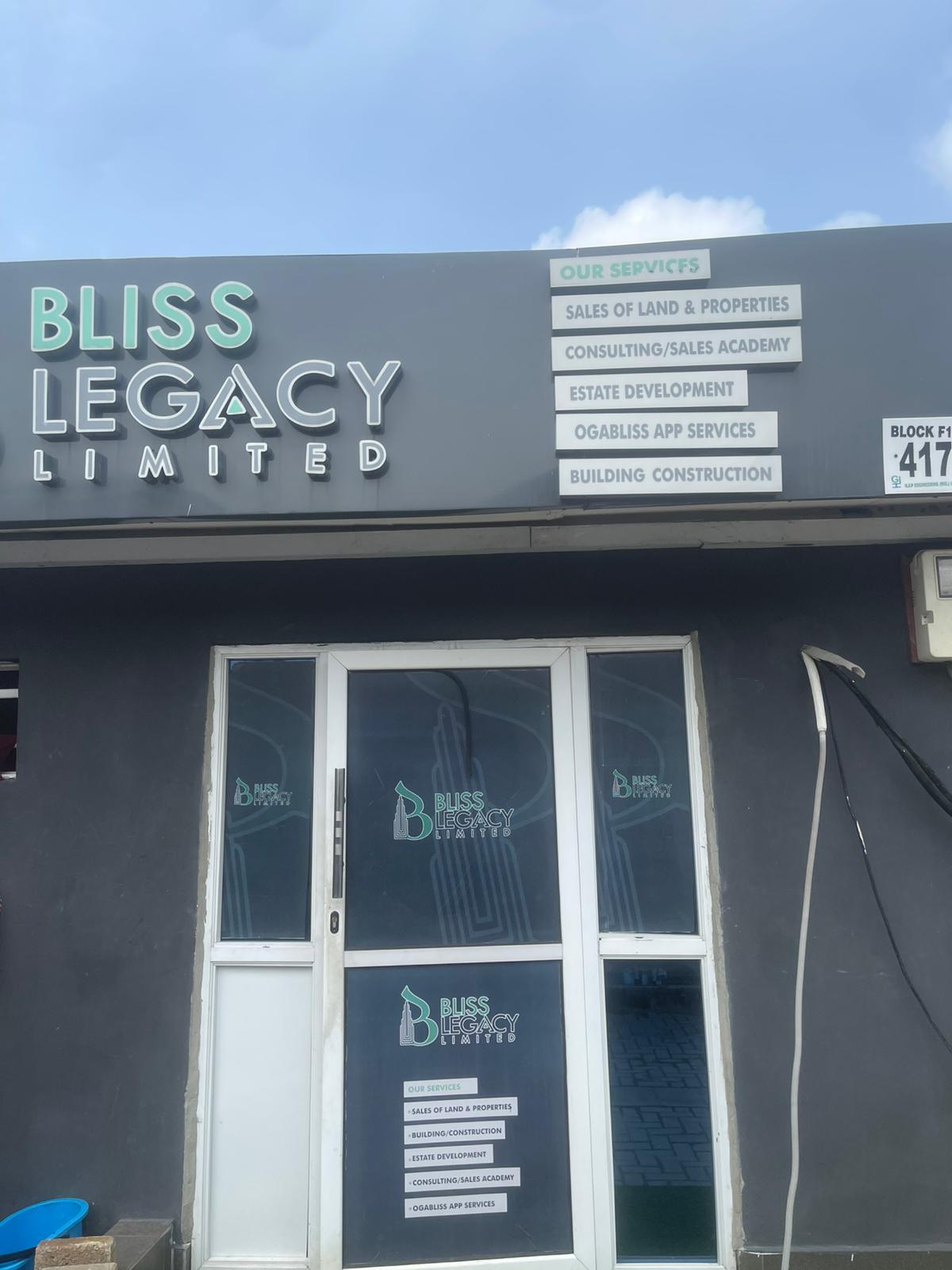 BLISS LEGACY LIMITED