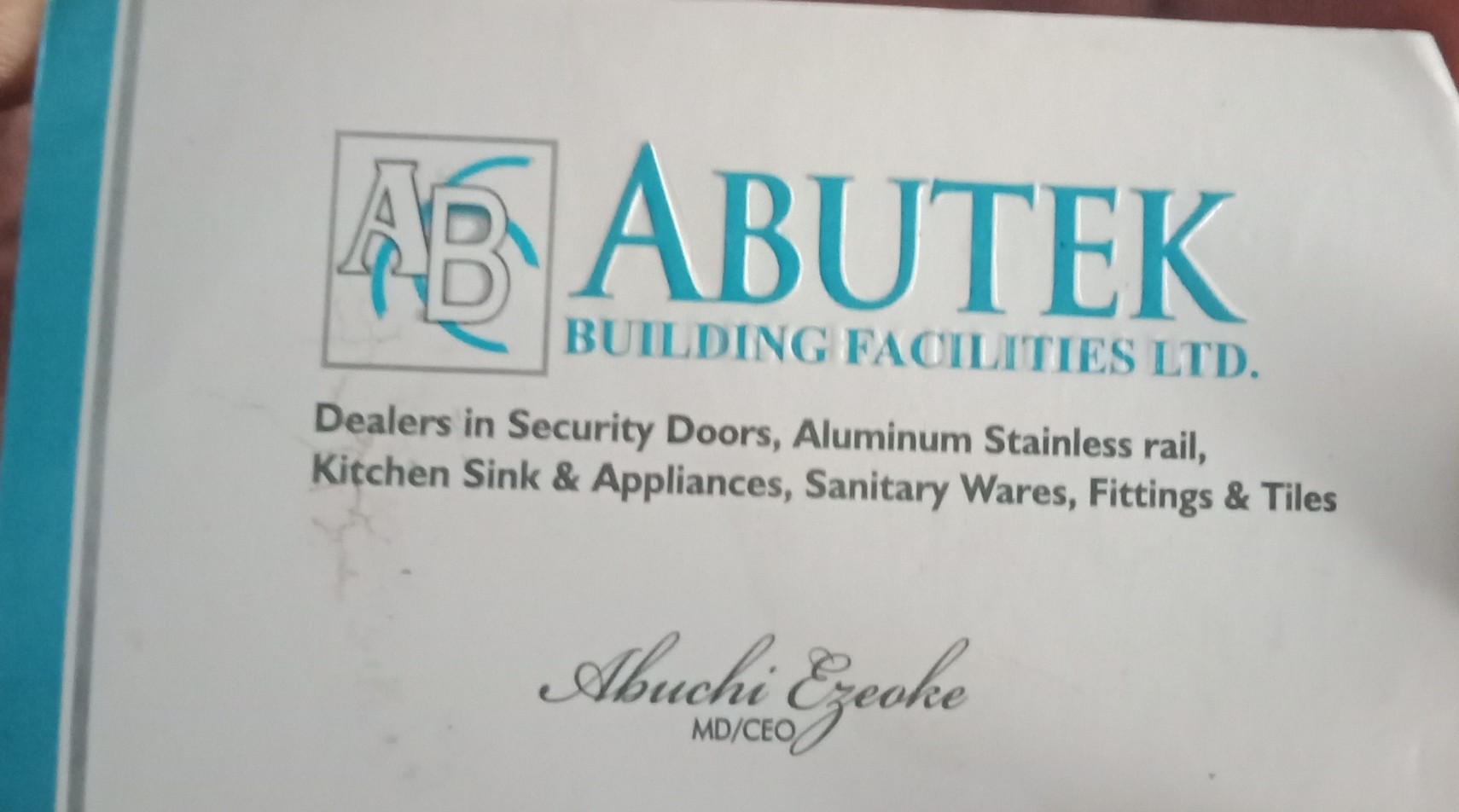 ABUTEK BUILDING FACILITY LIMITED