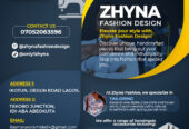 Zhyna Fashion Design